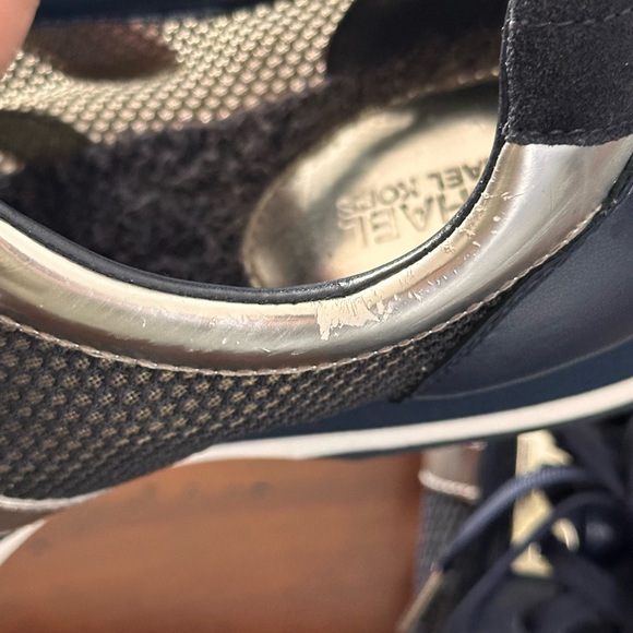 MICHAEL Michael Kors Maggie Trainer navy blue size 9 - Picture 10 of 10